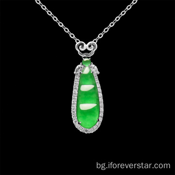 Висококачествен богата боб Jade Stone Jewelr